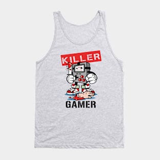 Killer Gamer Game Player Fun Gift Tank Top